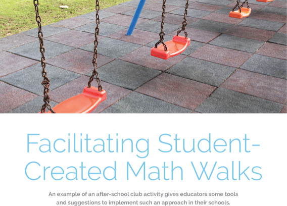 photo: Facilitating Student-Created Math Walks