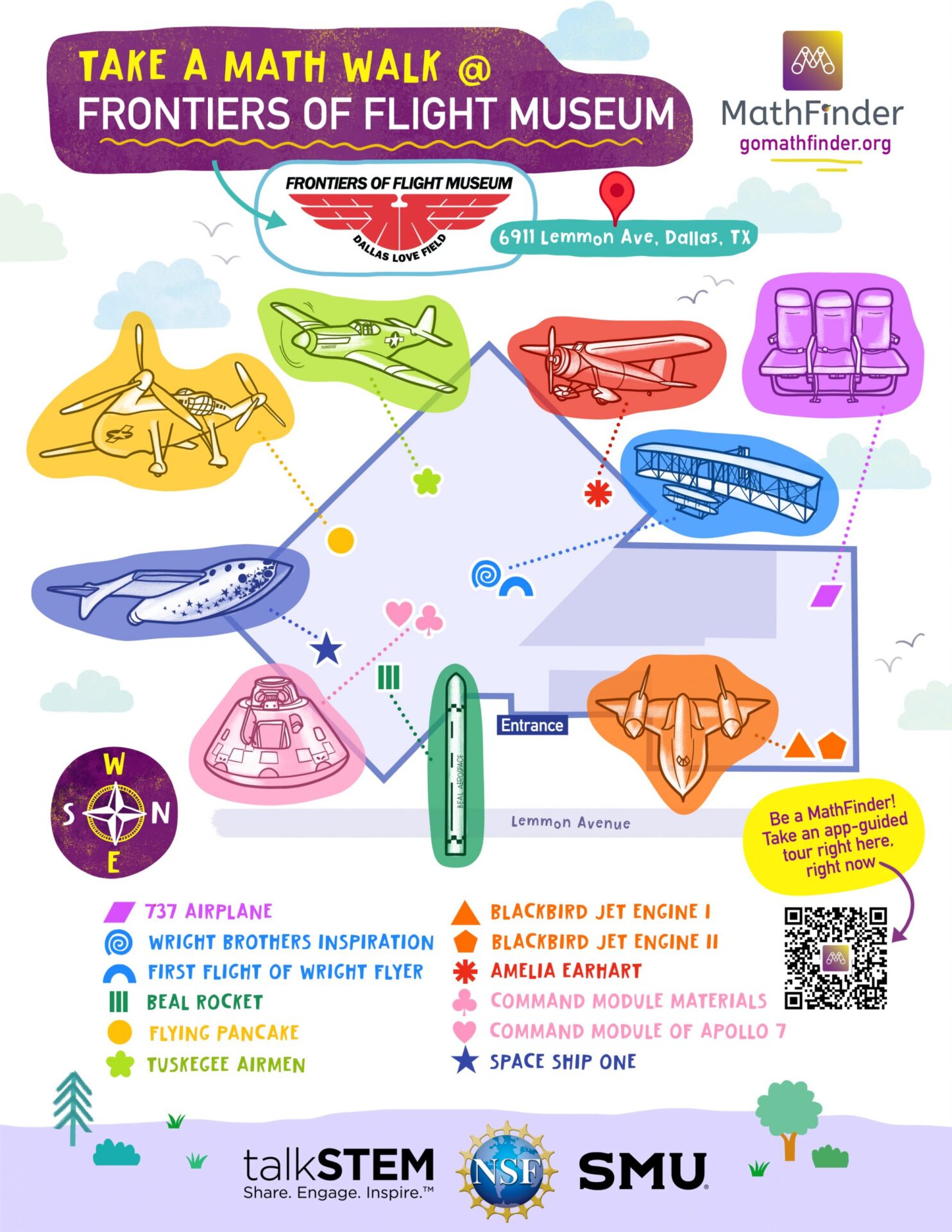 Map 10 - Frontiers of Flight Museum