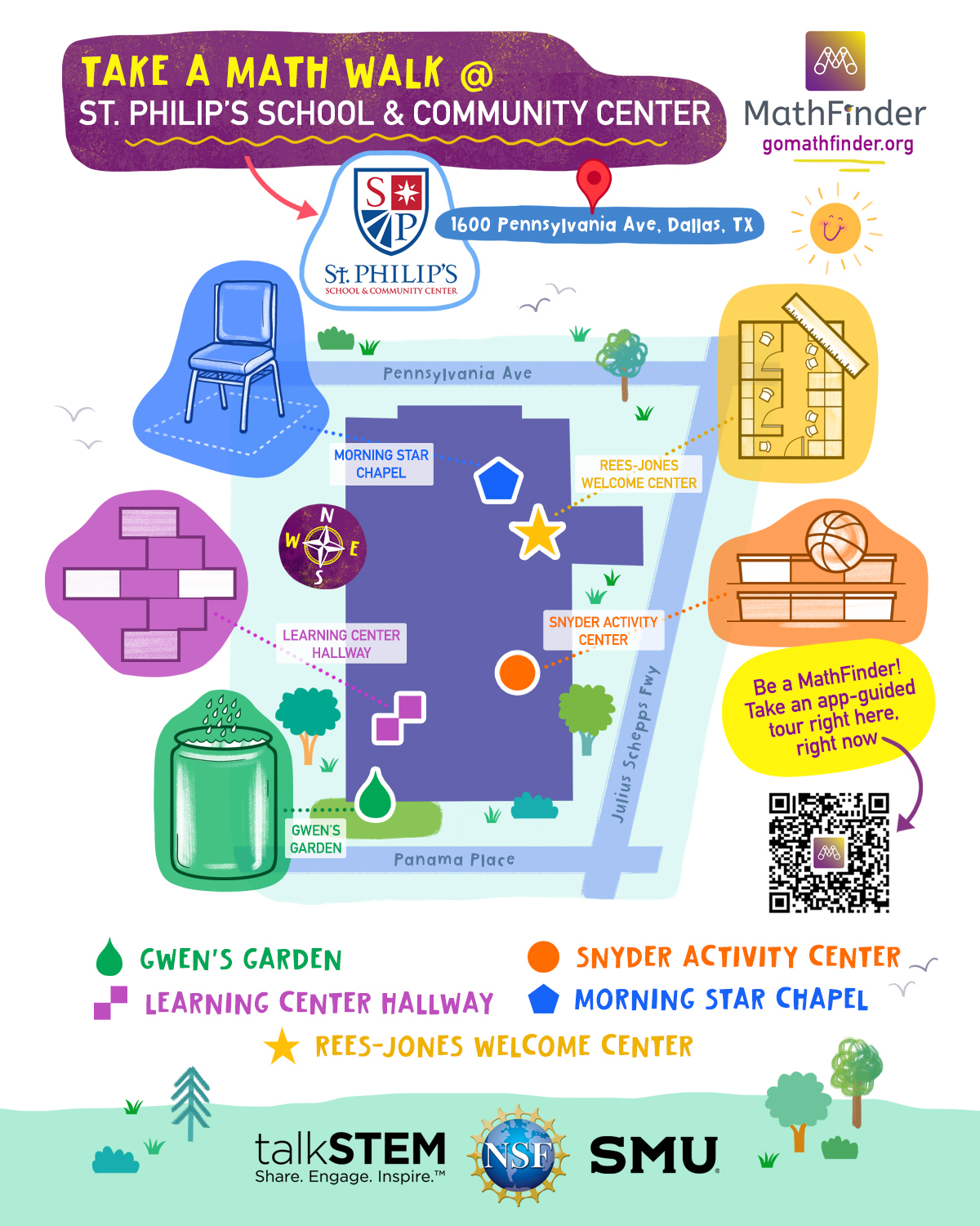 Map - St. Philip's School & Community Center